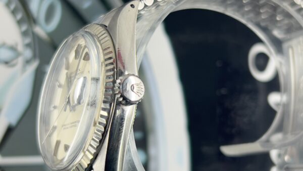 Rolex Datejust 36 Jubilee 1601 Ardesia Taupe Dial 18 Kt Oro Bianco  (PRENOTATO)Lunetta Automatico ANNO 1971 - immagine 5