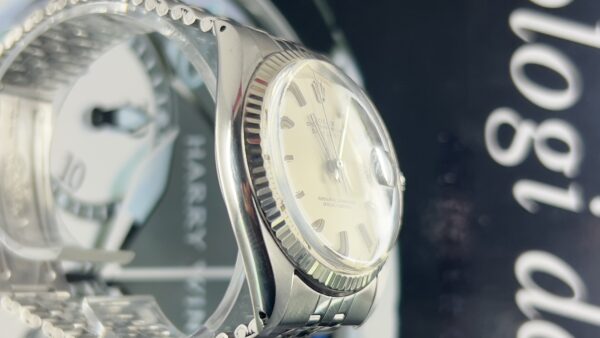 Rolex Datejust 36 Jubilee 1601 Ardesia Taupe Dial 18 Kt Oro Bianco  (PRENOTATO)Lunetta Automatico ANNO 1971 - immagine 17