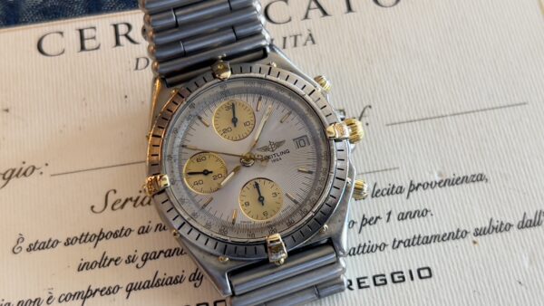 Breitling Chronomat Ref. B13047 del 1990 con scatola - immagine 3