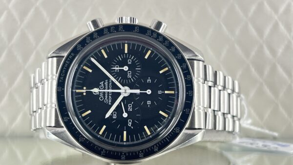 Omega Speedmaster Professional Moonwatch Chrono Omega Speedmaster Moonwatch 861 Del 1991 Con Estratto Originale - immagine 17