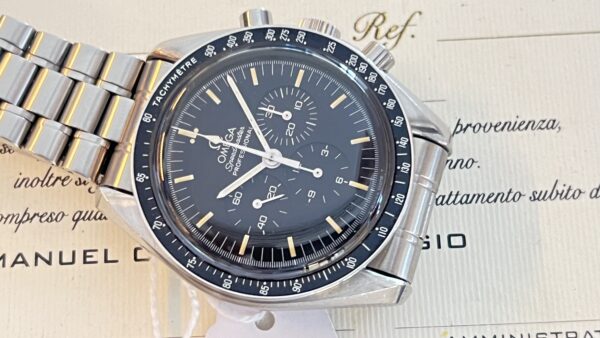 Omega Speedmaster Professional Moonwatch Chrono Omega Speedmaster Moonwatch 861 Del 1991 Con Estratto Originale