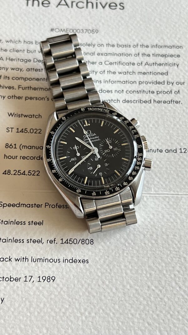 Omega Speedmaster Professional Moonwatch 1989 Omega Speedmaster Professional Limited Edition 20th Ann - immagine 24