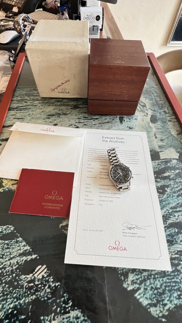 Omega Speedmaster Professional Moonwatch 1989 Omega Speedmaster Professional Limited Edition 20th Ann - immagine 7