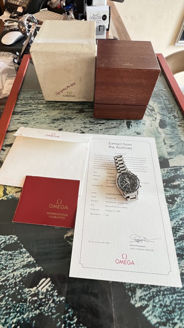 Omega Speedmaster Professional Moonwatch 1989 Omega Speedmaster Professional Limited Edition 20th Ann - immagine 6