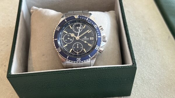 LORENZ CHRONOGRAPH VINTAGE 16856 STEEL CAL.LEMANIA 5100 40MM - immagine 21