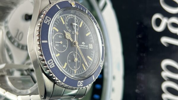 LORENZ CHRONOGRAPH VINTAGE 16856 STEEL CAL.LEMANIA 5100 40MM - immagine 23