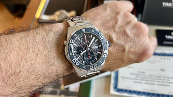 TAG Heuer Aquaracer 500M Defender CAJ2112 Schwarz Limited Edition Full-Set - immagine 22
