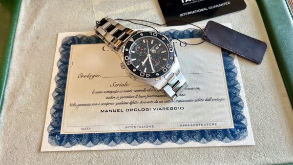 TAG Heuer Aquaracer 500M Defender CAJ2112 Schwarz Limited Edition Full-Set - immagine 18