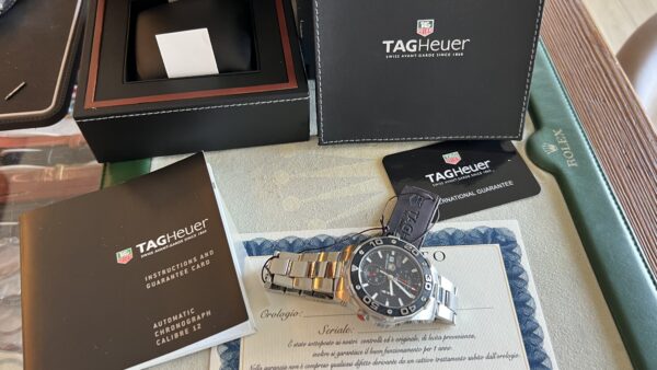 TAG Heuer Aquaracer 500M Defender CAJ2112 Schwarz Limited Edition Full-Set - immagine 15