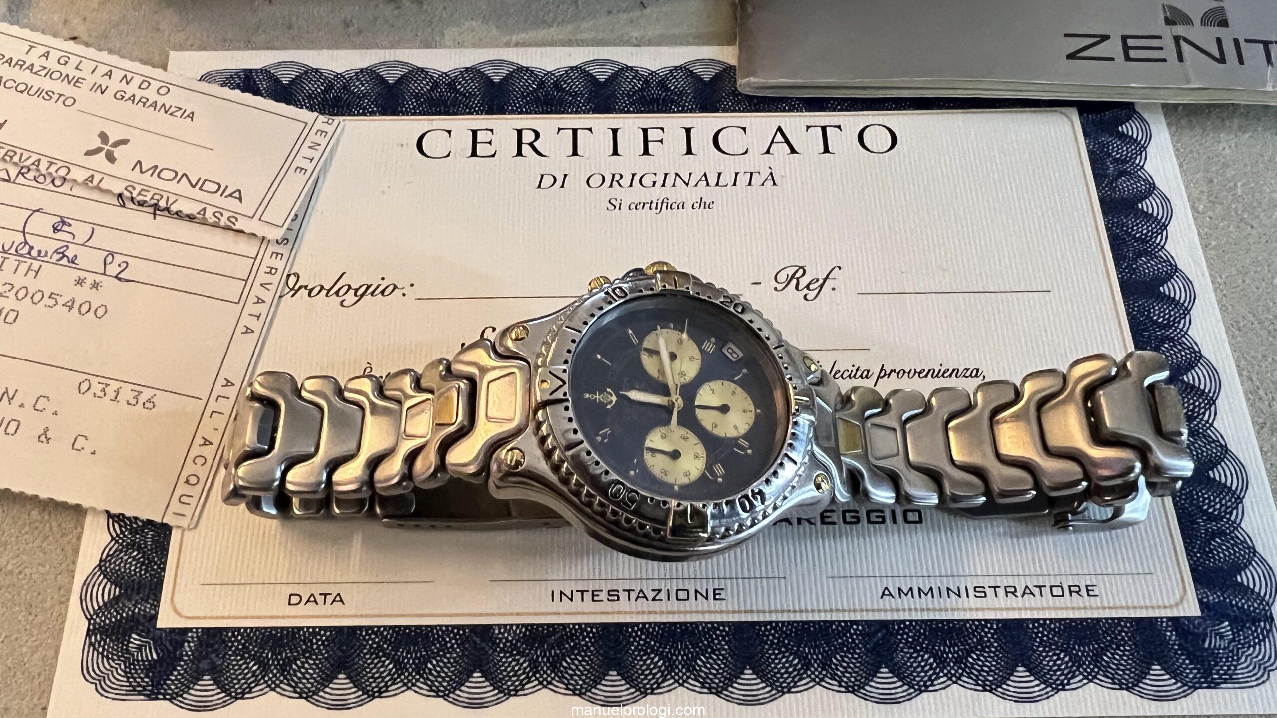 Zenith Defy El Primero Chronograph box e paper - immagine 3