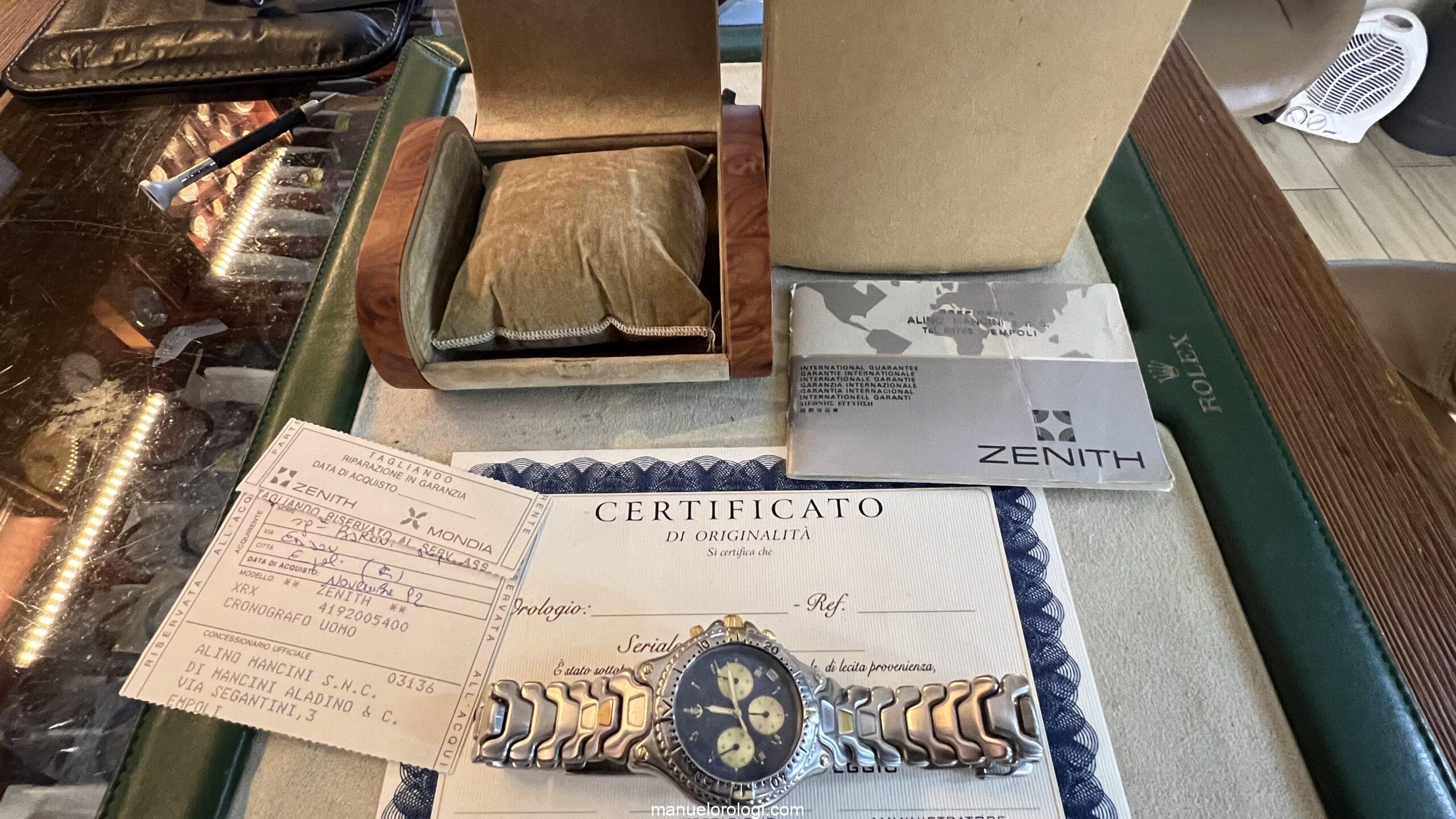 Zenith Defy El Primero Chronograph box e paper - immagine 20