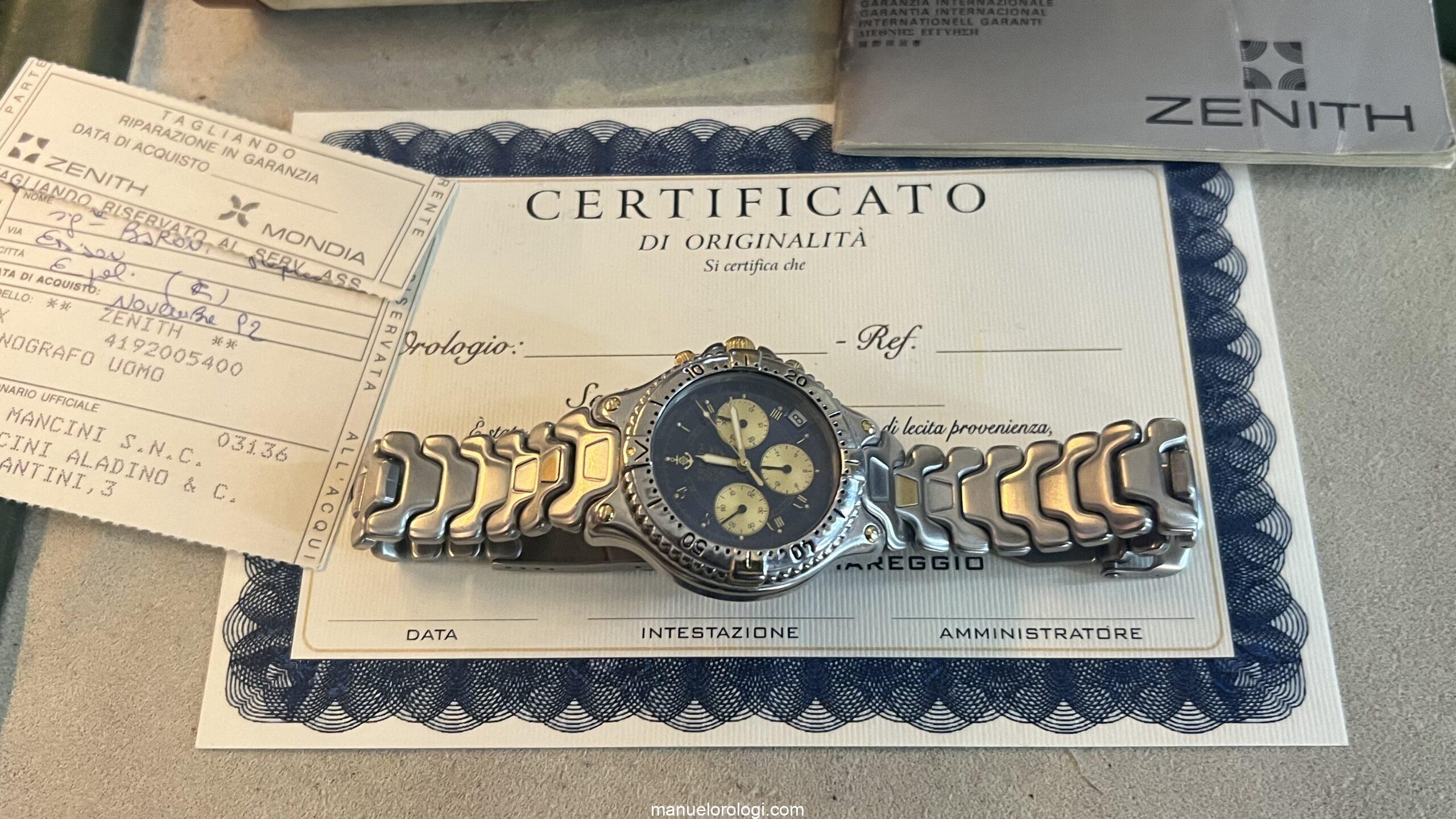 Zenith Defy El Primero Chronograph box e paper - immagine 10