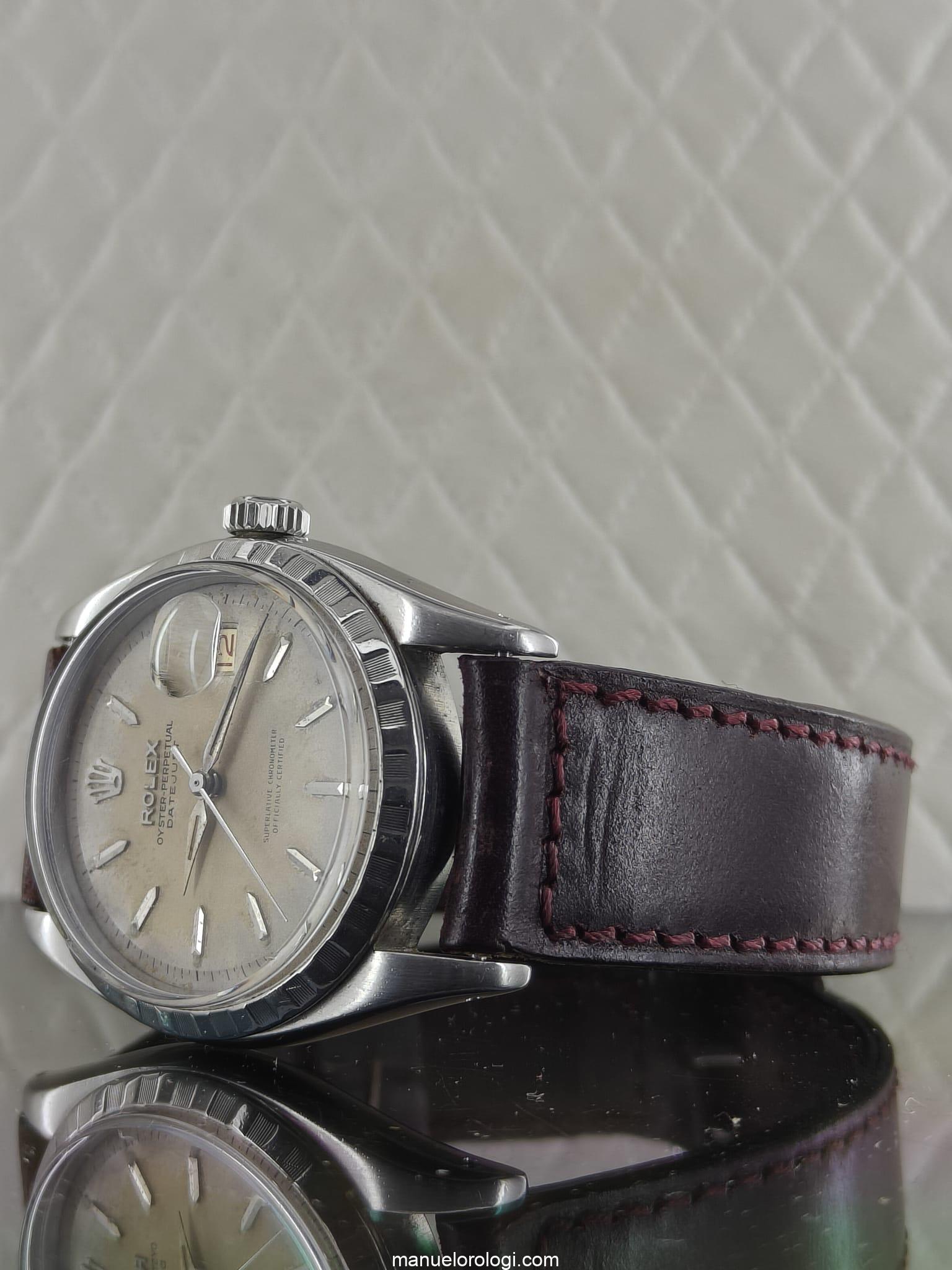 Rolex Datejust 36 quadrante 'Roulette' color crema tropicale Ref. 6605 - immagine 9
