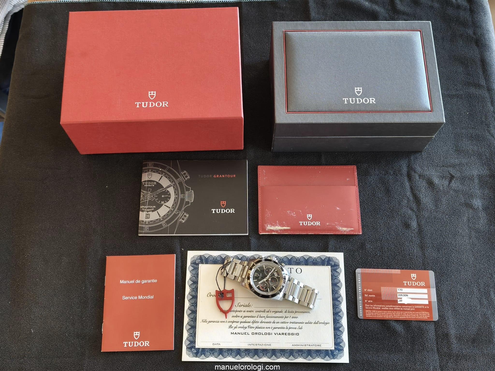 Tudor Grantour Chrono Chronograph 20530 20530N LC537 - immagine 23