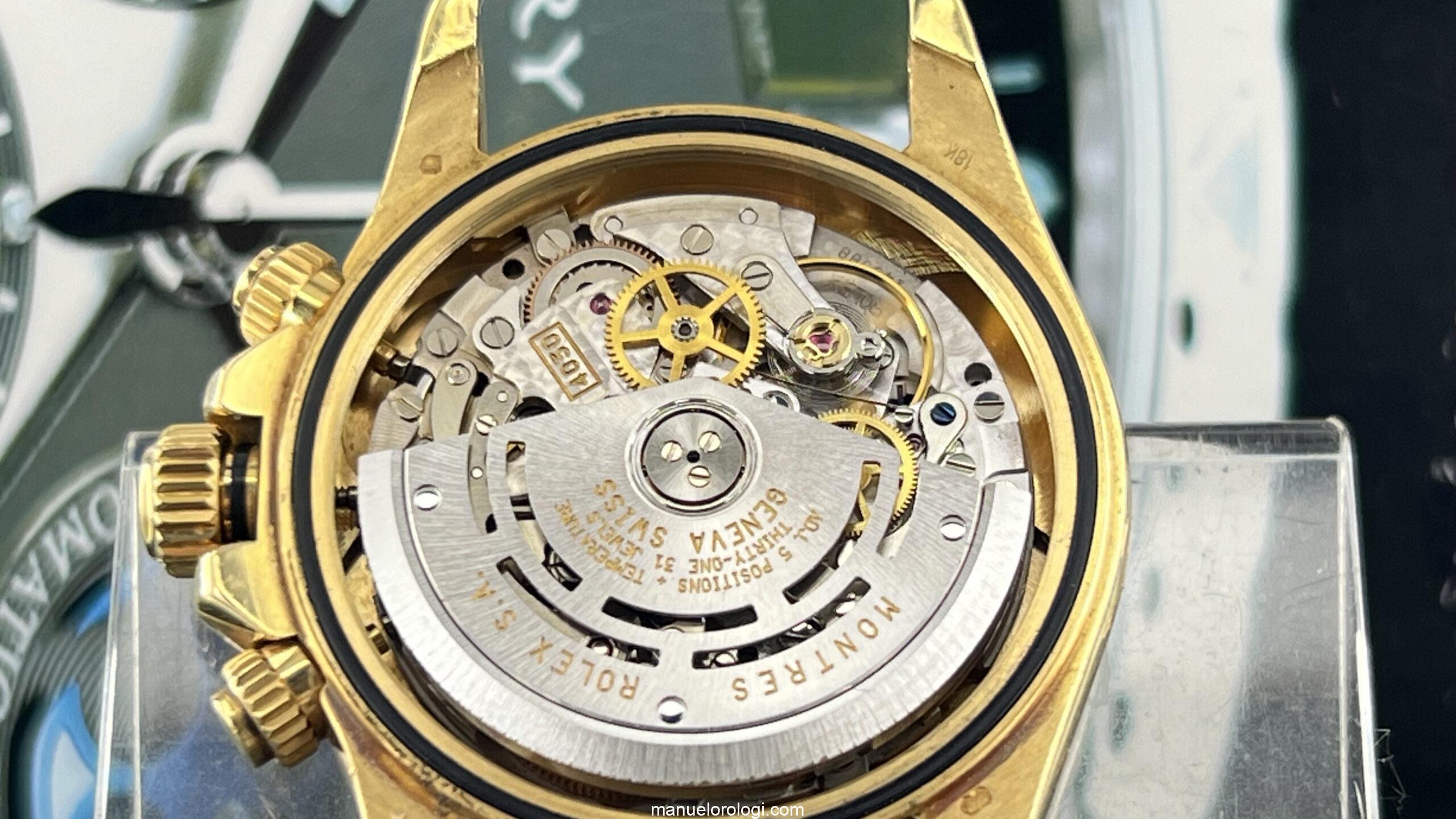 Rolex Daytona "Zenith Movement" Yellow Gold White Arabic Dial 16518 Usato (Ottimo) | Anno di produzione 1998 | Con scatola originale | Con documenti originali - immagine 32