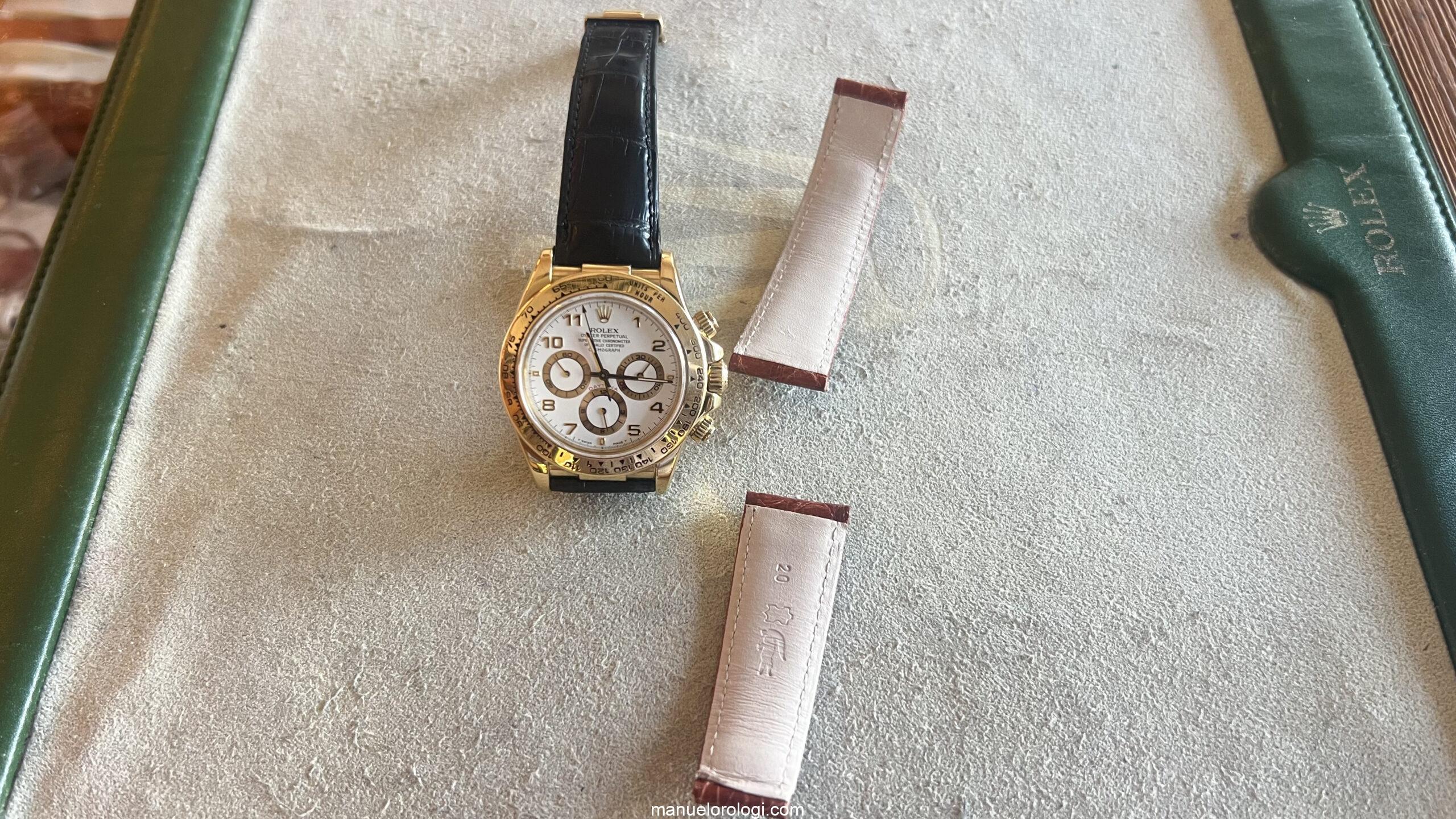 Rolex Daytona "Zenith Movement" Yellow Gold White Arabic Dial 16518 Usato (Ottimo) | Anno di produzione 1998 | Con scatola originale | Con documenti originali - immagine 26
