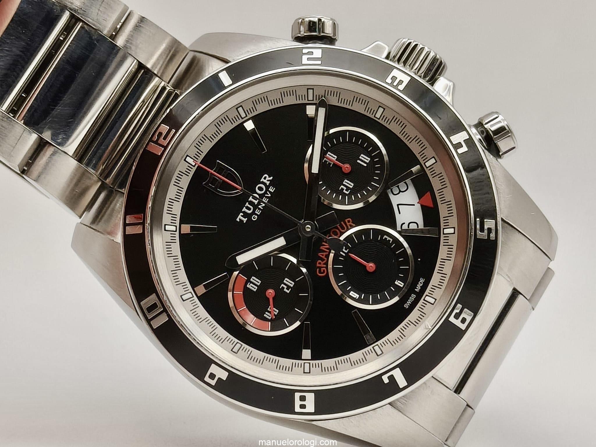 Tudor Grantour Chrono Chronograph 20530 20530N LC537 - immagine 5