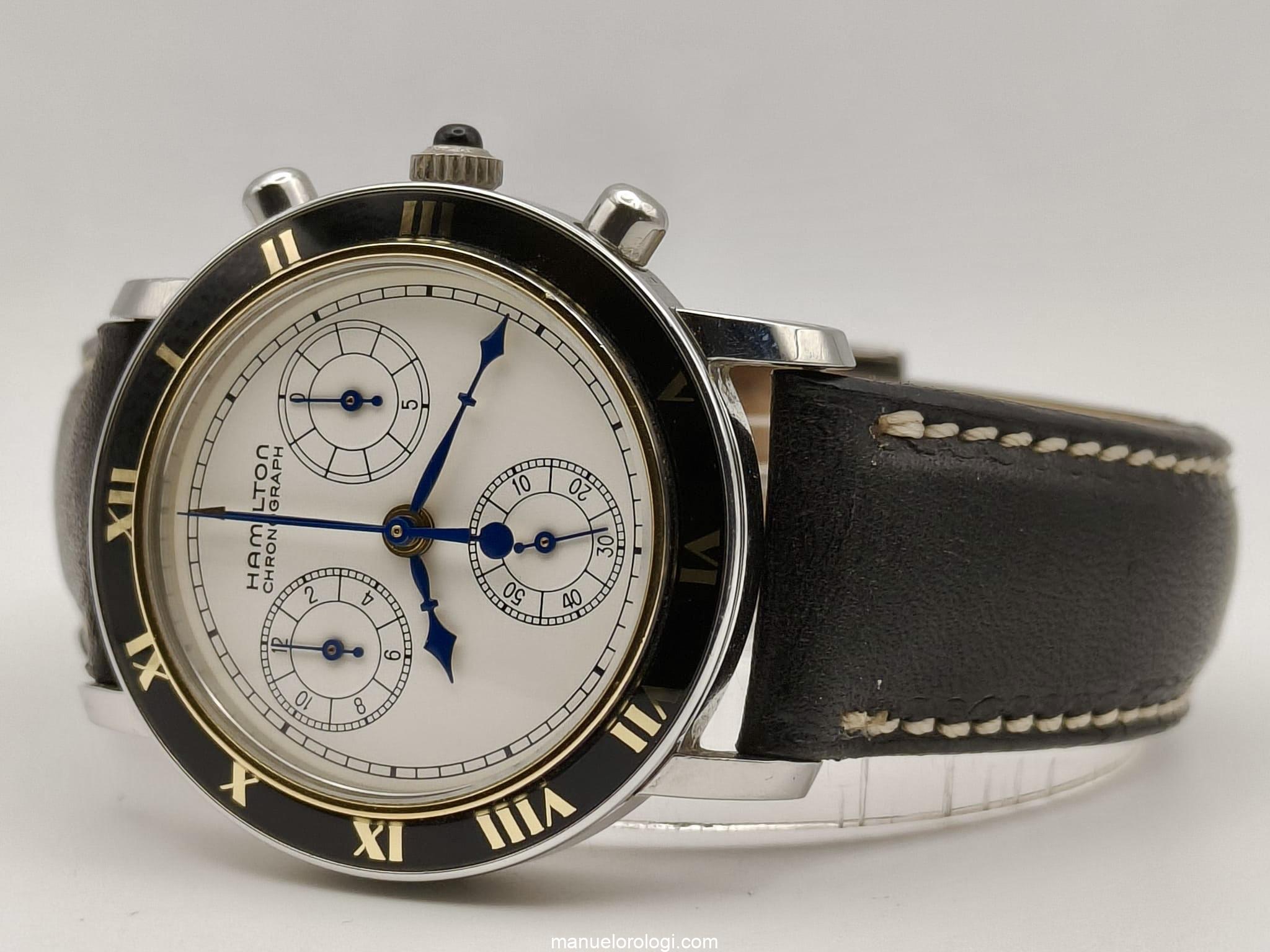 Hamilton Lancaster Rock Condizione:Come nuovo e mai indossato Anno di produzione 1990 (circa) | scatola originale | Senza documenti originali - immagine 8