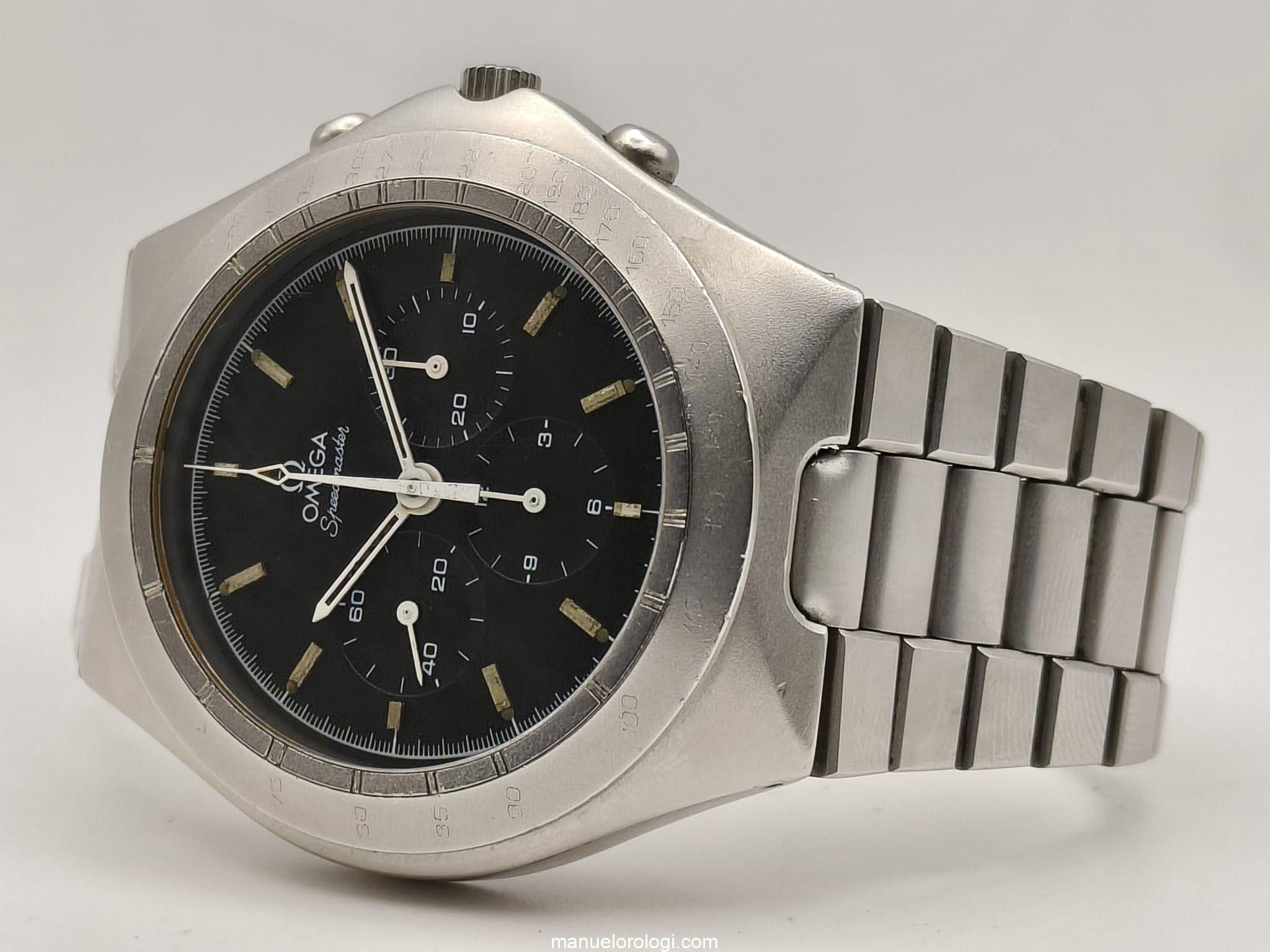 Omega Speedmaster Teutonic 345.0803 Papiere vintage Chronograph 1983 Cal. 861 Usato (Buono) | Anno di produzione 1983 | Senza scatola originale | senza documenti originali - immagine 7