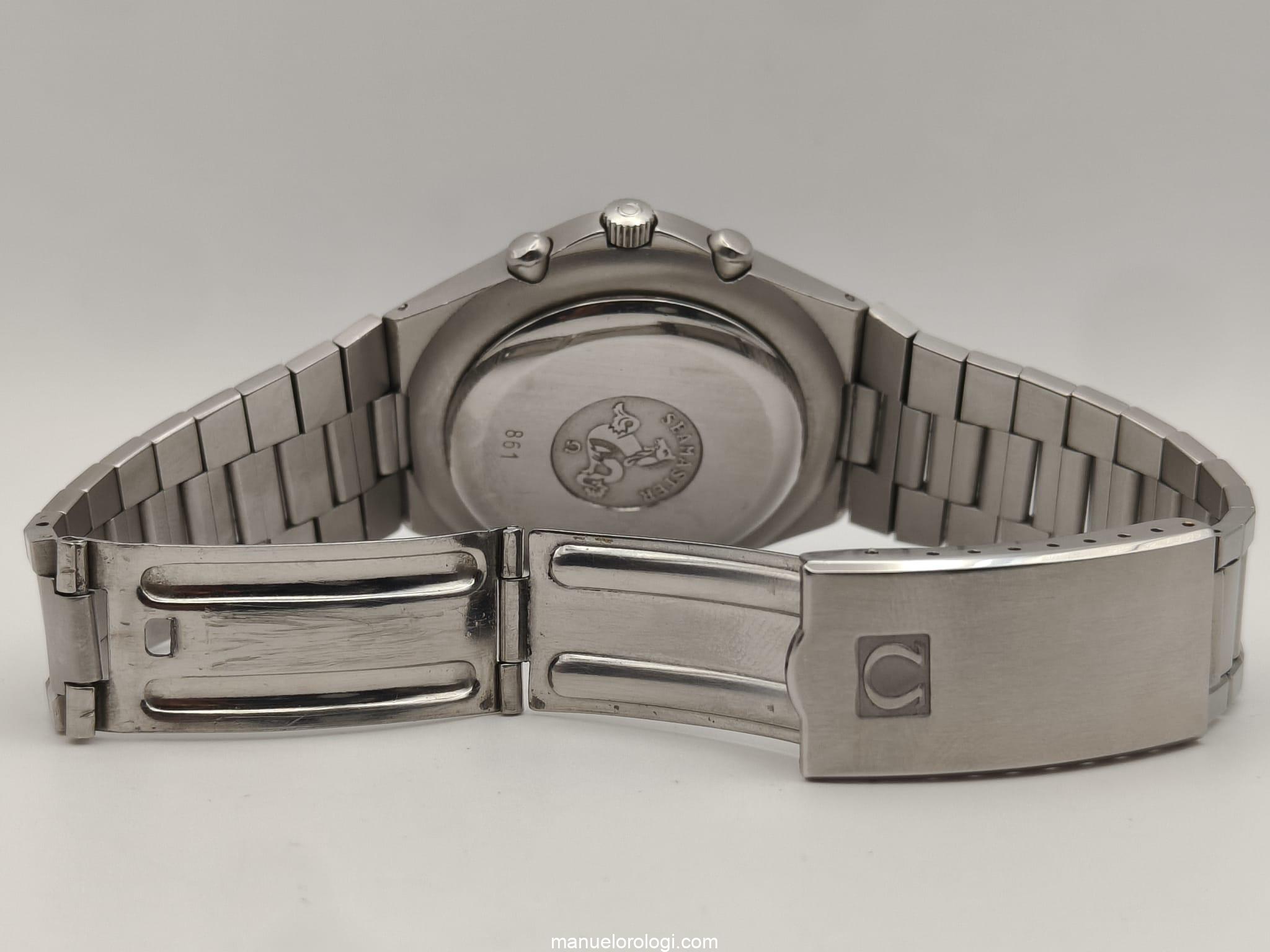 Omega Speedmaster Teutonic 345.0803 Papiere vintage Chronograph 1983 Cal. 861 Usato (Buono) | Anno di produzione 1983 | Senza scatola originale | senza documenti originali - immagine 8
