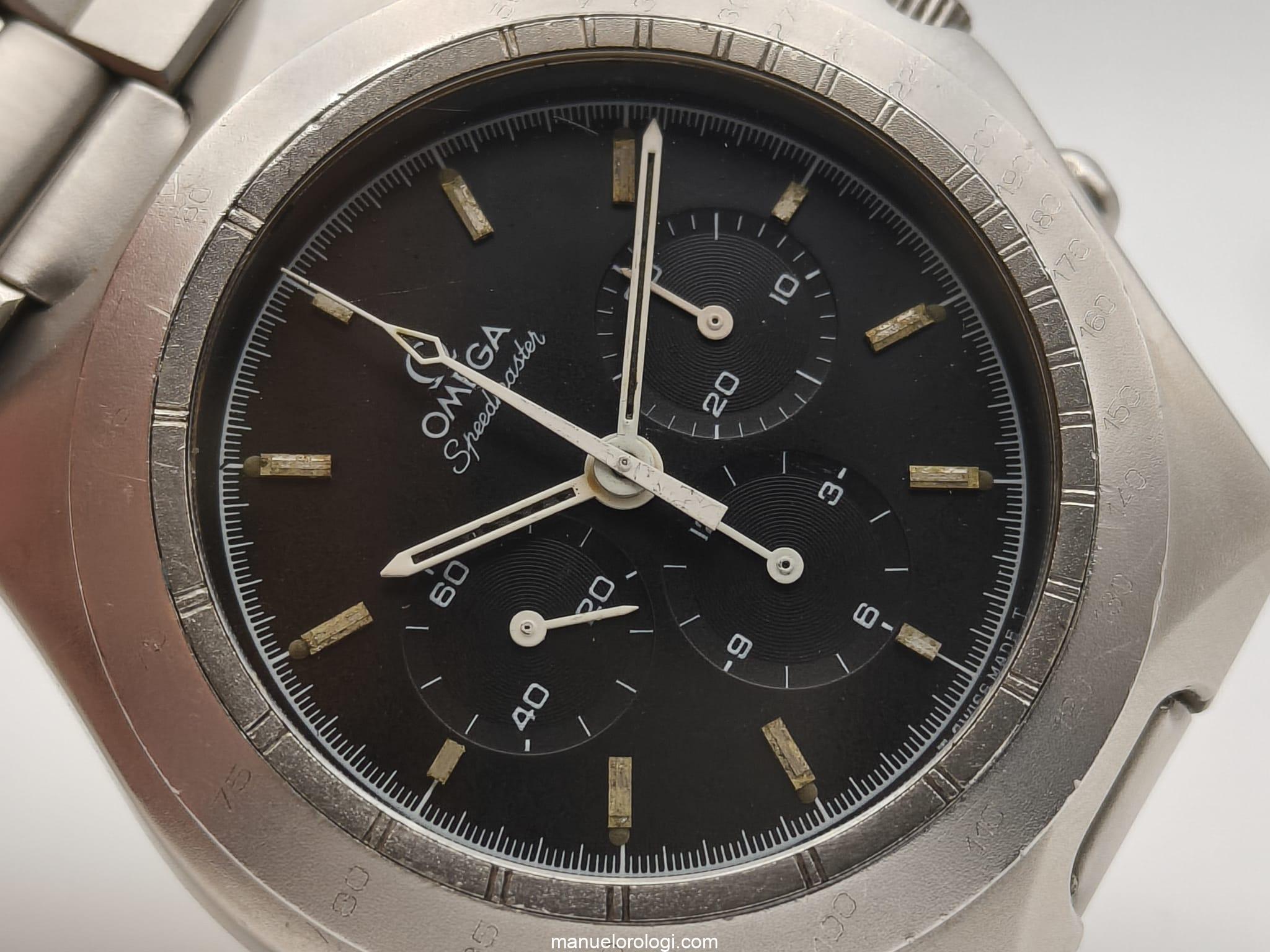 Omega Speedmaster Teutonic 345.0803 Papiere vintage Chronograph 1983 Cal. 861 Usato (Buono) | Anno di produzione 1983 | Senza scatola originale | senza documenti originali - immagine 2