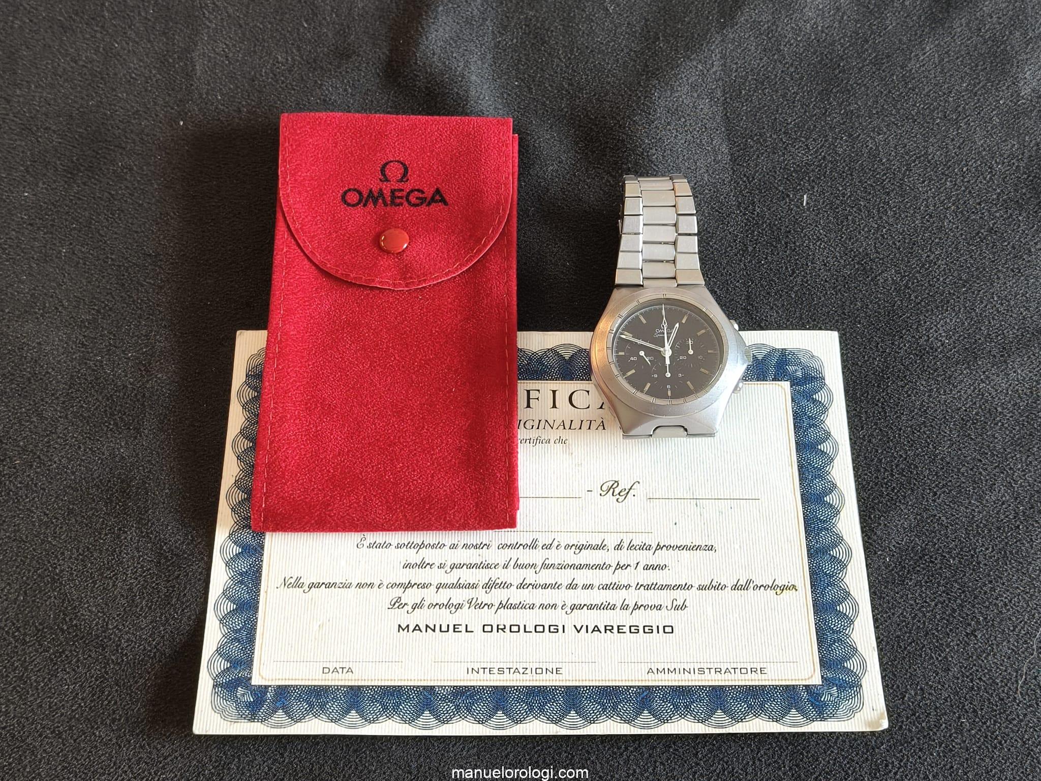Omega Speedmaster Teutonic 345.0803 Papiere vintage Chronograph 1983 Cal. 861 Usato (Buono) | Anno di produzione 1983 | Senza scatola originale | senza documenti originali - immagine 16