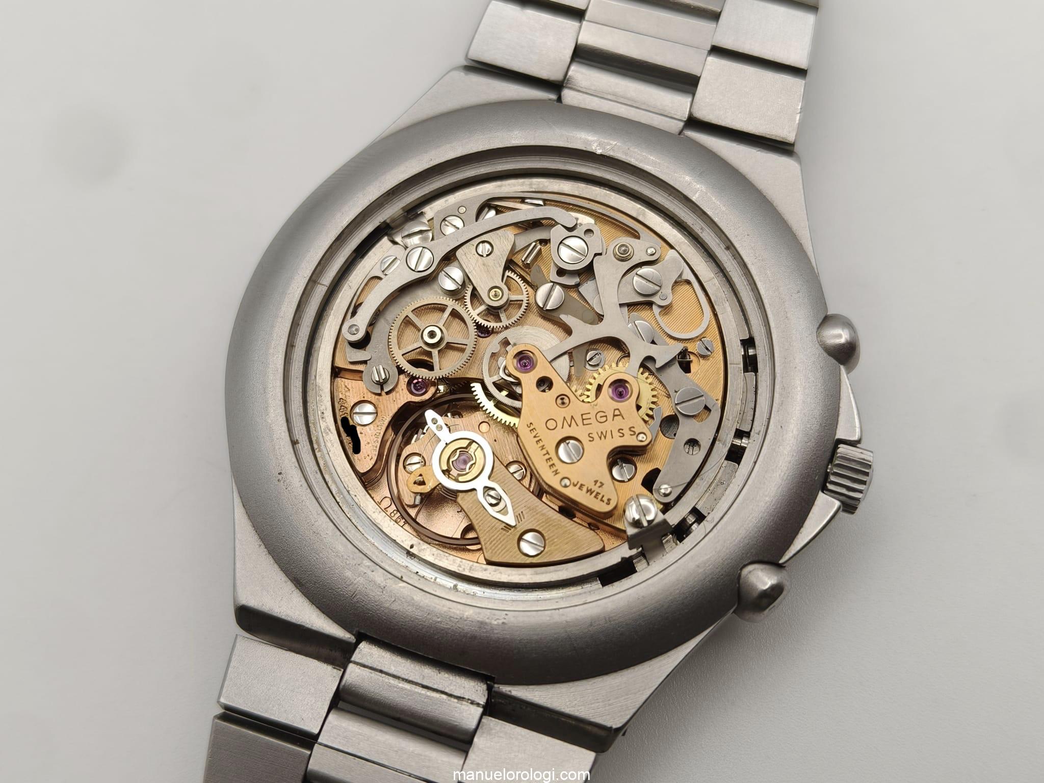 Omega Speedmaster Teutonic 345.0803 Papiere vintage Chronograph 1983 Cal. 861 Usato (Buono) | Anno di produzione 1983 | Senza scatola originale | senza documenti originali - immagine 19