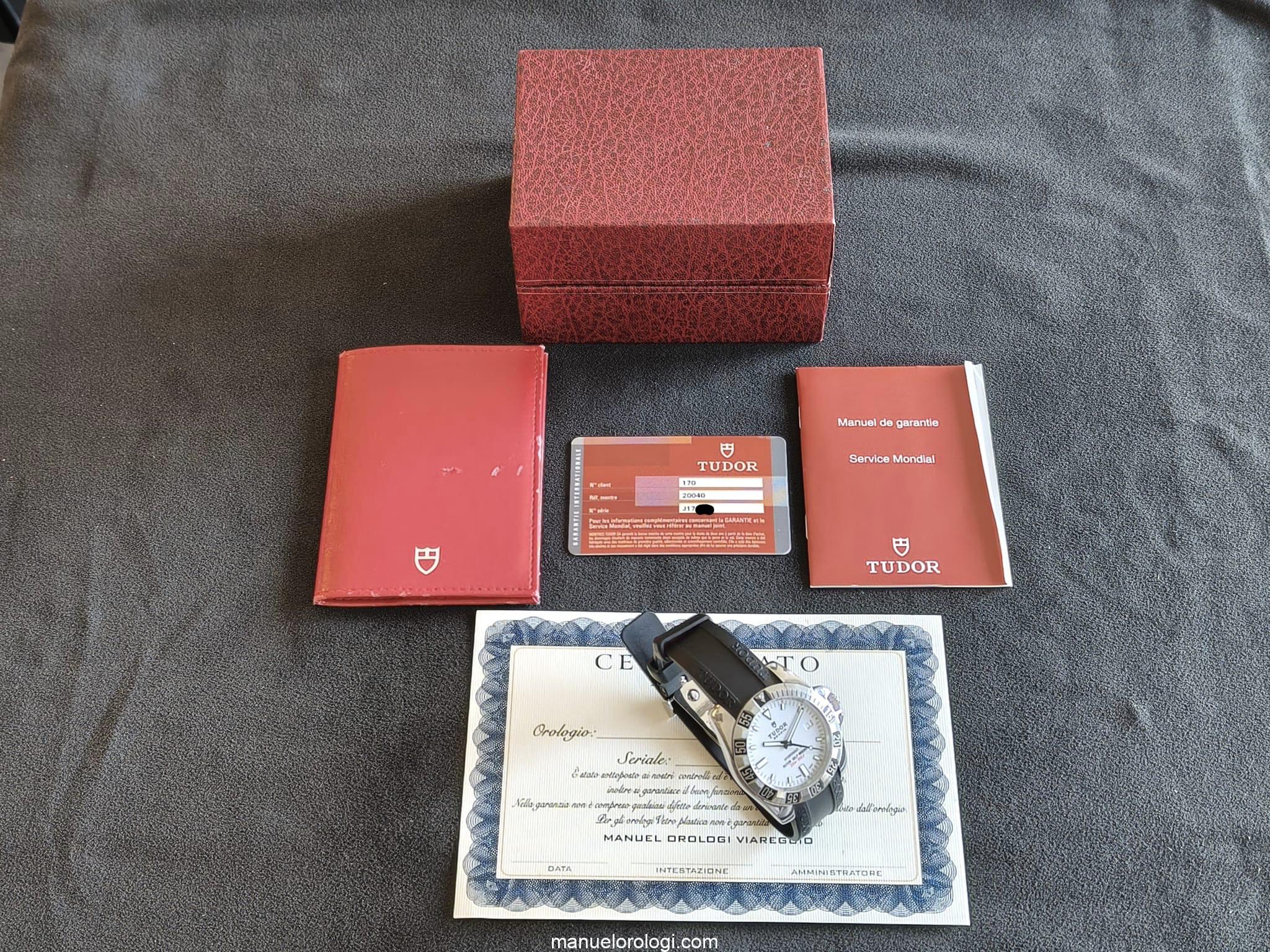Tudor Hydronaut II (2) (Polar Zifferblatt) Neues Armband! Usato (Buono) | Anno di produzione 2008 | Senza scatola originale | documenti originali - immagine 13