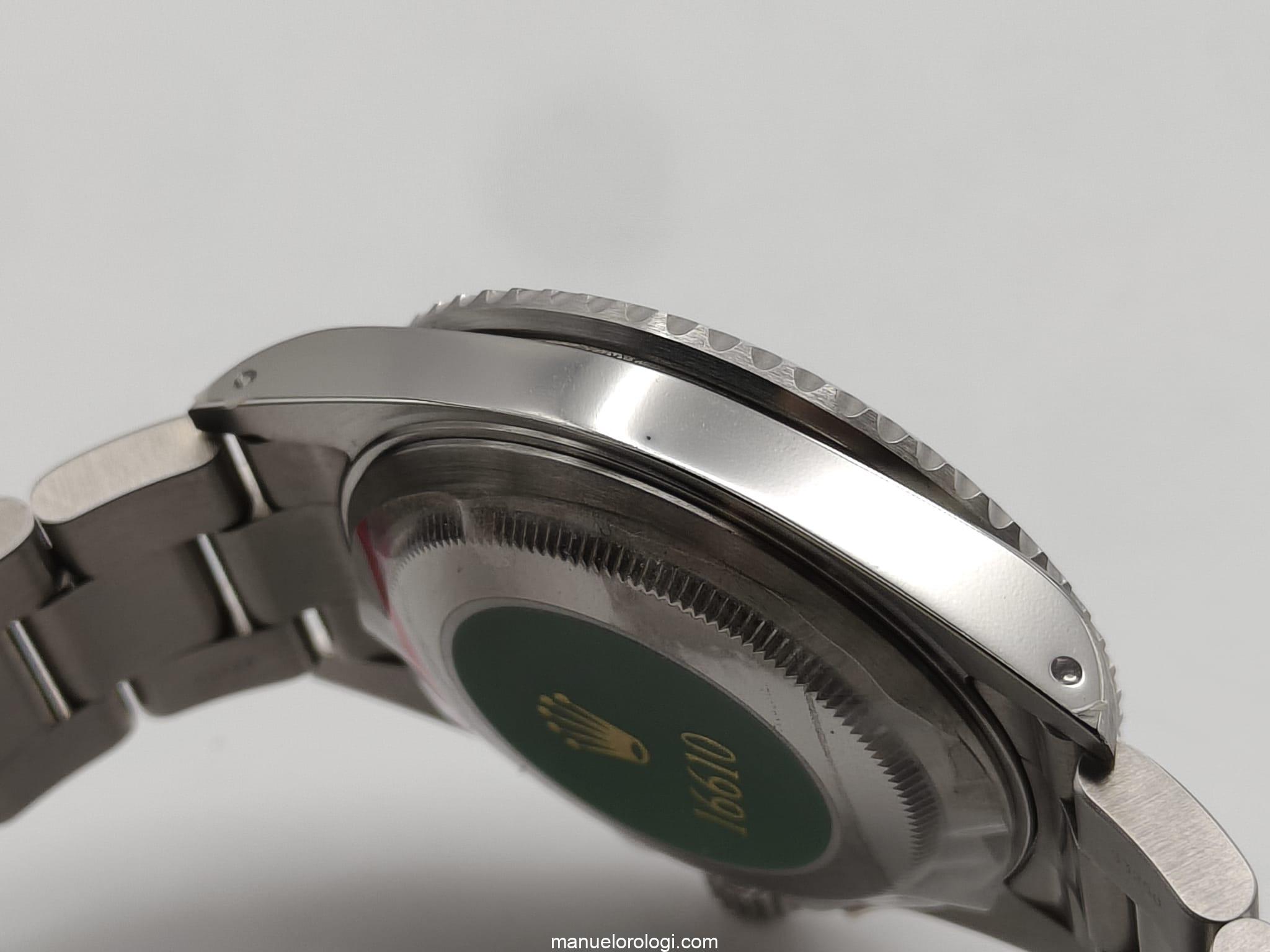 Rolex Submariner Date NOS STICKERED 2001 PAPERS Rolex Submariner Date BLACK Steel 40mm 16610 Watch BOX Condizione: nuovo e mai indossato | Con scatola originale | Con documenti originali - immagine 19