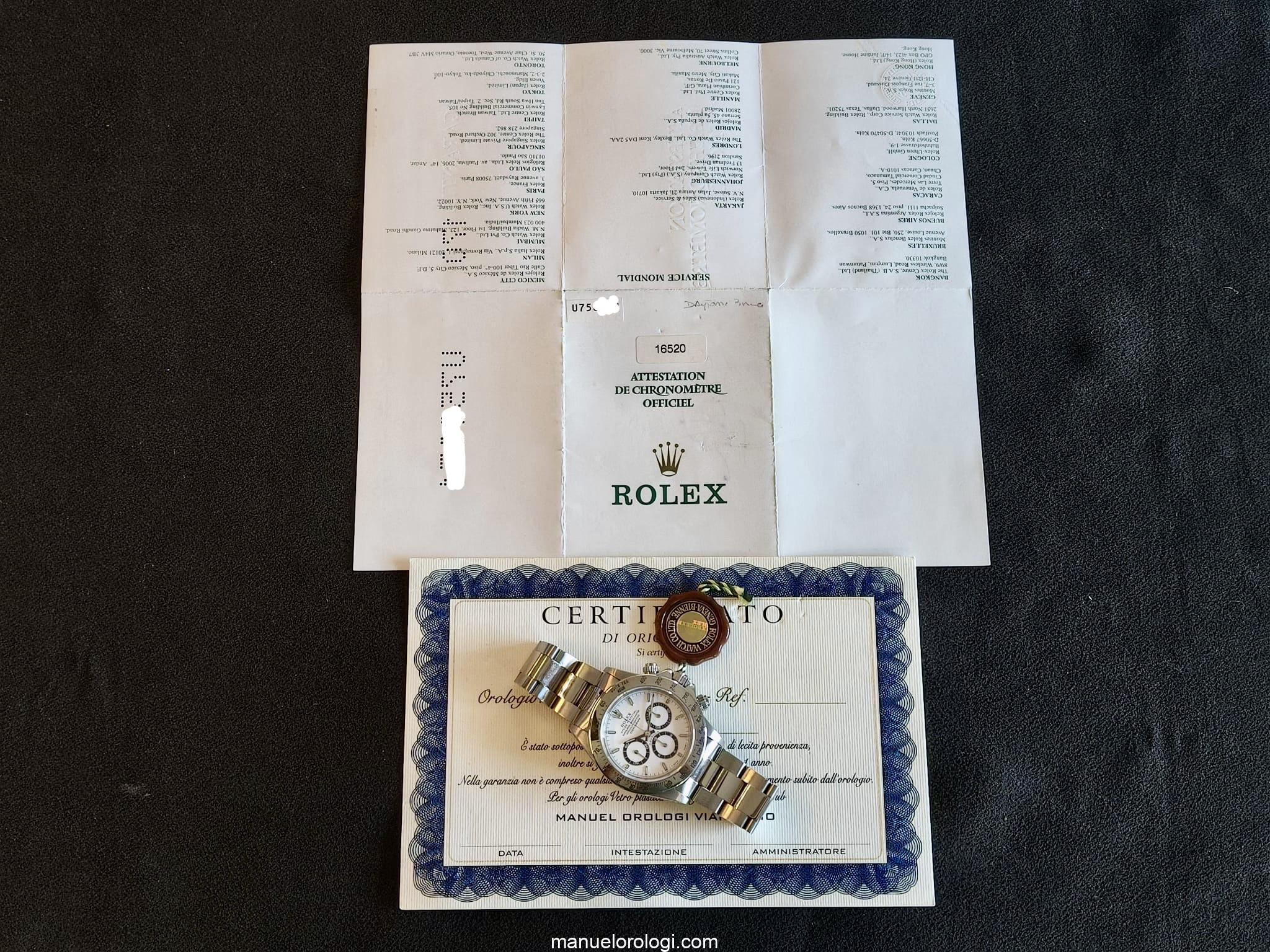 Rolex Daytona Ref. 16520 Usato (Ottimo) | Anno di produzione 1998 | Con scatola originale | Con documenti originali - immagine 22