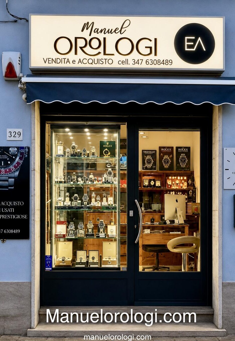 Negozio Manuel orologi Viareggio