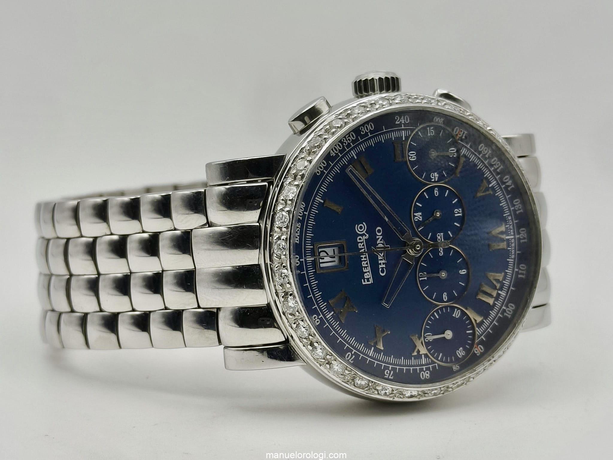Eberhard & Co. Chrono 4 Full set Anno 2007 Usato (Ottimo) | Anno di produzione 2007 | Con scatola originale | Con documenti originali - immagine 4