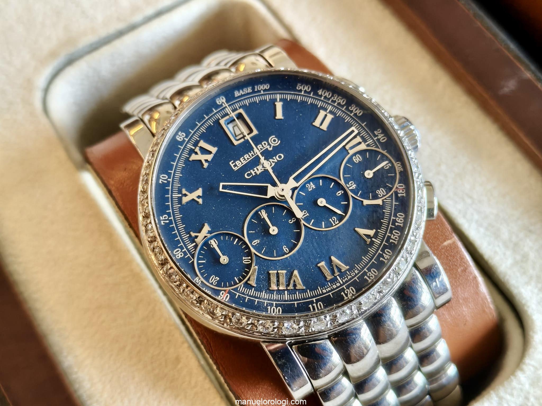 Eberhard & Co. Chrono 4 Full set Anno 2007 Usato (Ottimo) | Anno di produzione 2007 | Con scatola originale | Con documenti originali - immagine 3