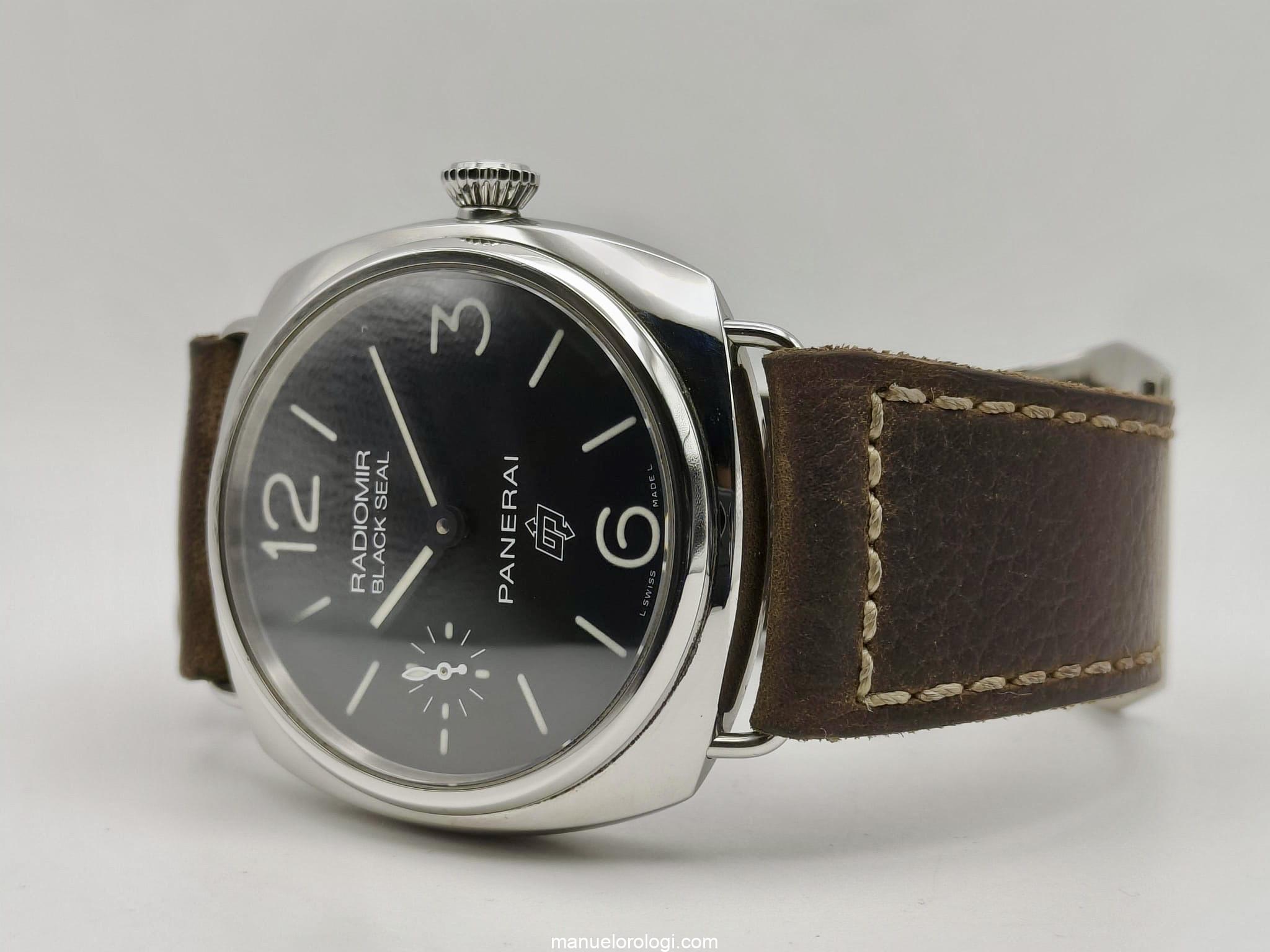 Panerai Radiomir Black Seal Orologio da uomo a carica manuale in acciaio, referenza PAM00380 B&P 2017 Usato (Ottimo) | Anno di produzione 2017 | Con scatola originale | Con documenti originali - immagine 15