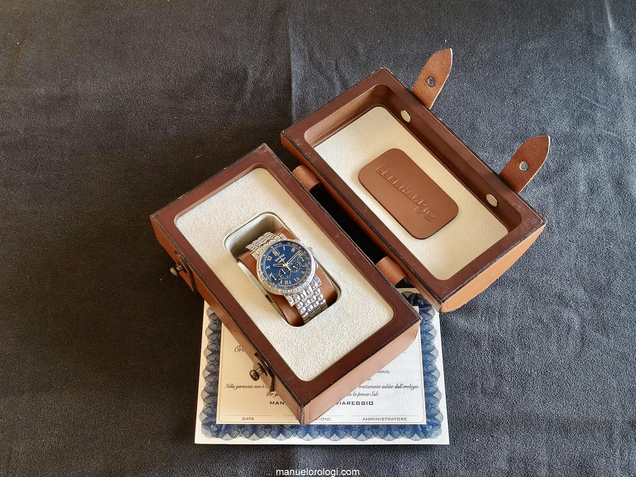 Eberhard & Co. Chrono 4 Full set Anno 2007 Usato (Ottimo) | Anno di produzione 2007 | Con scatola originale | Con documenti originali - immagine 17