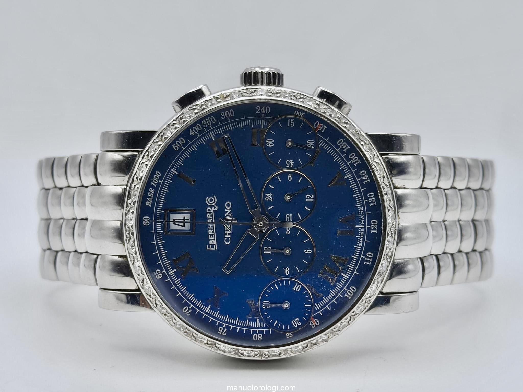 Eberhard & Co. Chrono 4 Full set Anno 2007 Usato (Ottimo) | Anno di produzione 2007 | Con scatola originale | Con documenti originali - immagine 2
