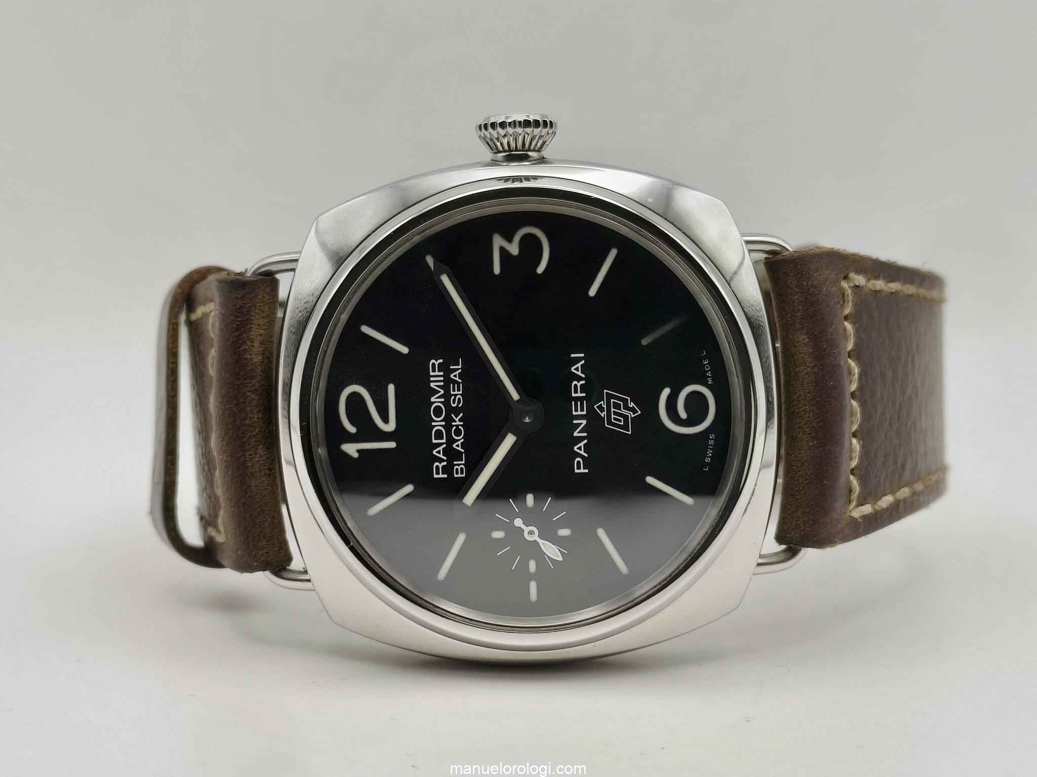 Panerai Radiomir Black Seal Orologio da uomo a carica manuale in acciaio, referenza PAM00380 B&P 2017 Usato (Ottimo) | Anno di produzione 2017 | Con scatola originale | Con documenti originali - immagine 16