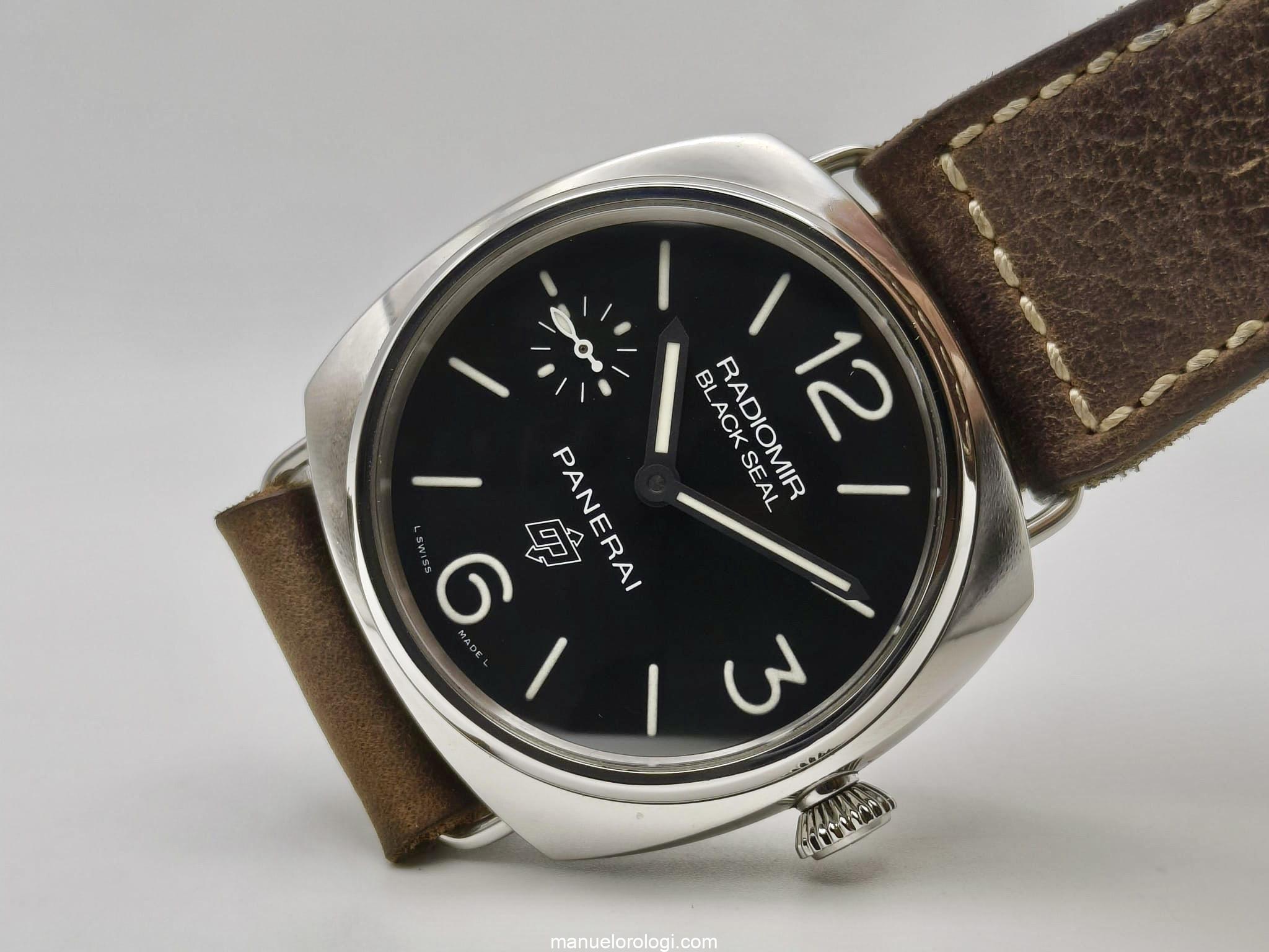 Panerai Radiomir Black Seal Orologio da uomo a carica manuale in acciaio, referenza PAM00380 B&P 2017 Usato (Ottimo) | Anno di produzione 2017 | Con scatola originale | Con documenti originali - immagine 8