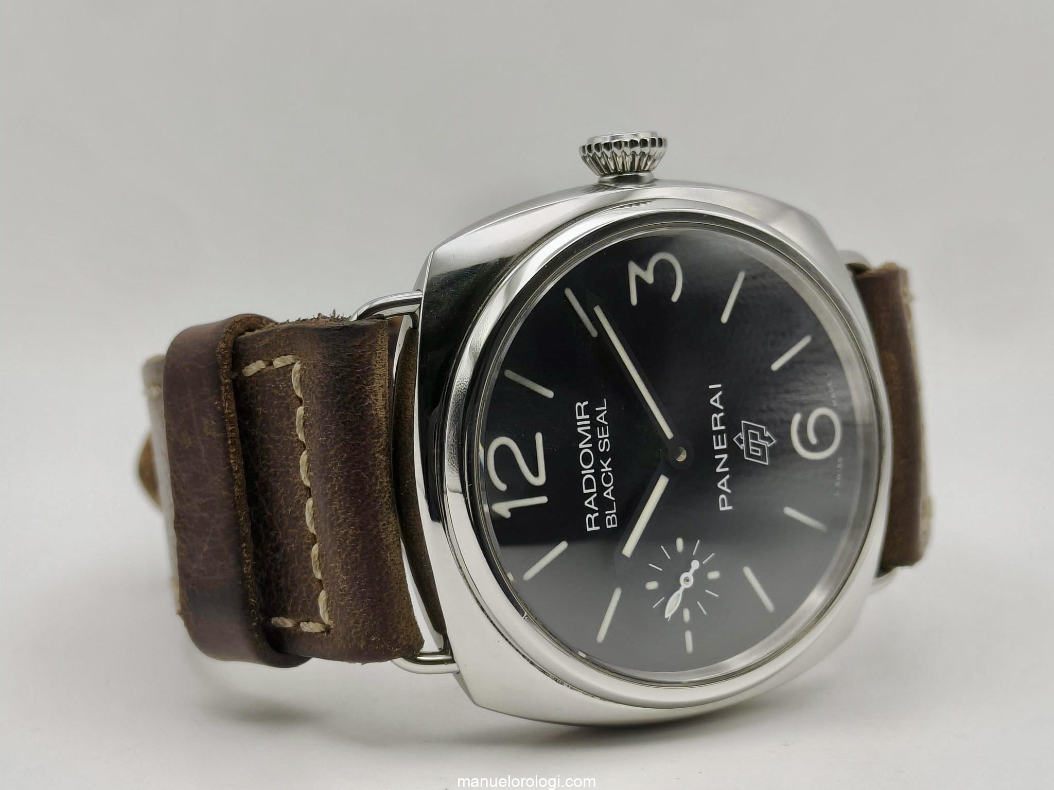 Panerai Radiomir Black Seal Orologio da uomo a carica manuale in acciaio, referenza PAM00380 B&P 2017 Usato (Ottimo) | Anno di produzione 2017 | Con scatola originale | Con documenti originali - immagine 17