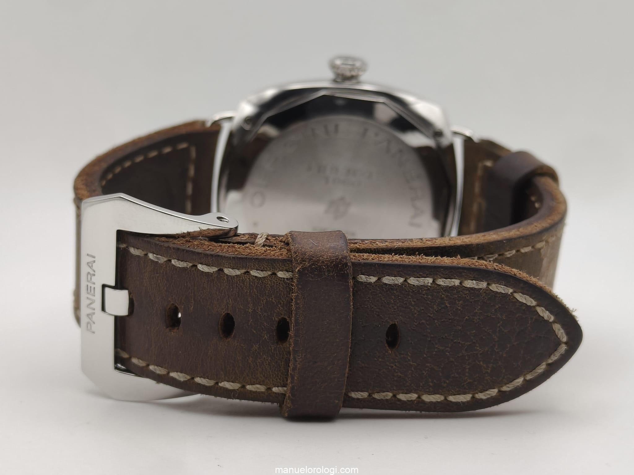 Panerai Radiomir Black Seal Orologio da uomo a carica manuale in acciaio, referenza PAM00380 B&P 2017 Usato (Ottimo) | Anno di produzione 2017 | Con scatola originale | Con documenti originali - immagine 12